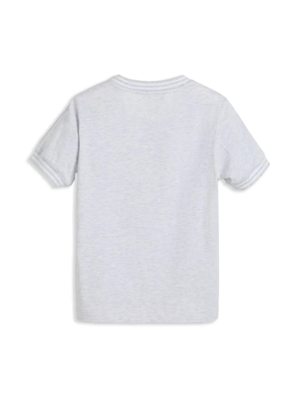 Brunello Cucinelli Kids logo-appliqué T-shirt - Grijs