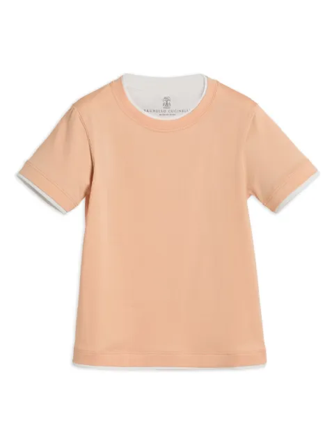 Brunello Cucinelli Kids faux-layered T-shirt