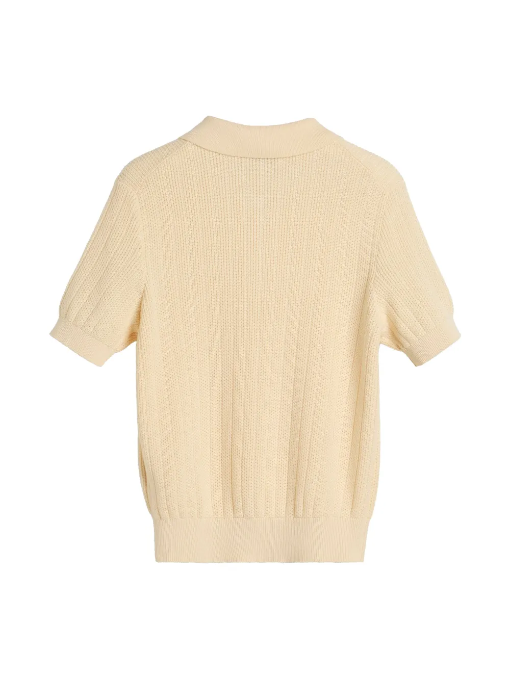 Brunello Cucinelli Kids Gebreid poloshirt Beige