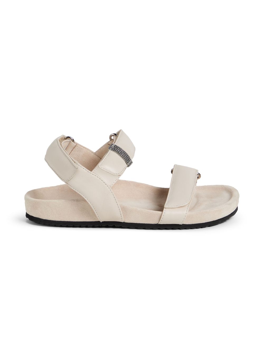 Brunello Cucinelli Kids touch-strap sandals - Neutrals