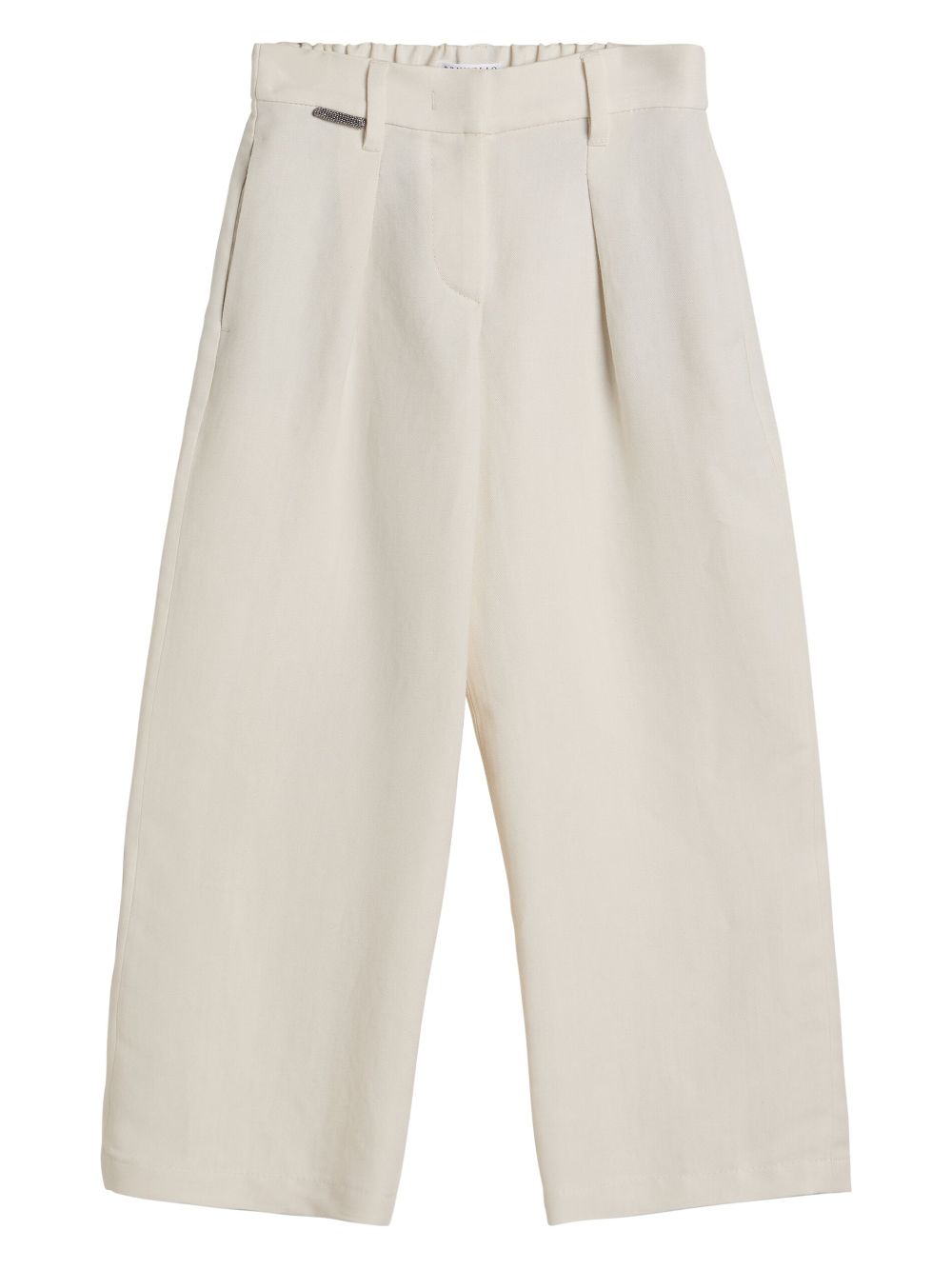 Brunello Cucinelli Kids a-line trousers - Neutrals