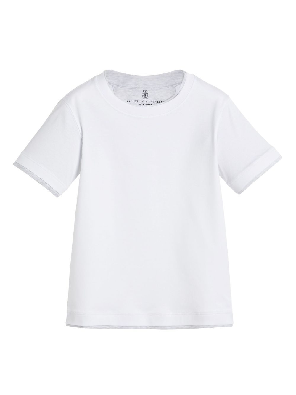 Brunello Cucinelli Kids faux-layered T-shirt - White