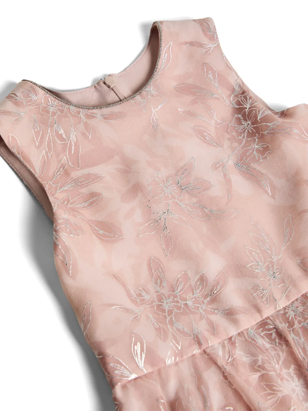 Brunello Cucinelli Kids Jurk met bloemenprint Roze