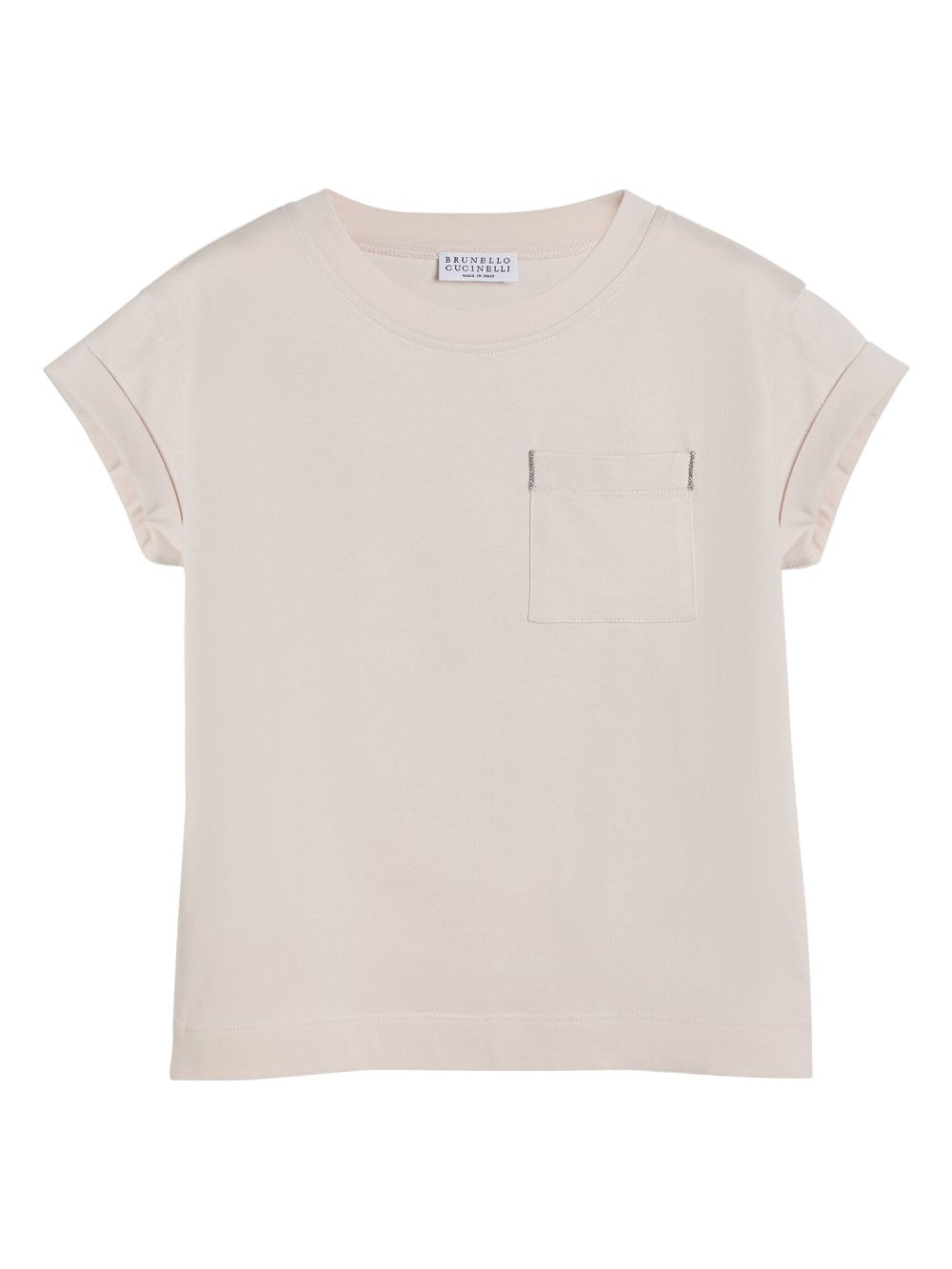 Brunello Cucinelli Kids Katoenen T-shirt Roze