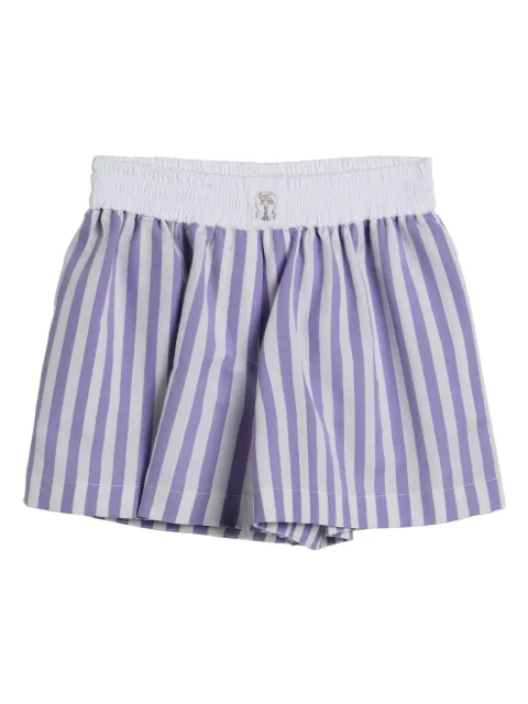 Brunello Cucinelli Kids poplin track shorts