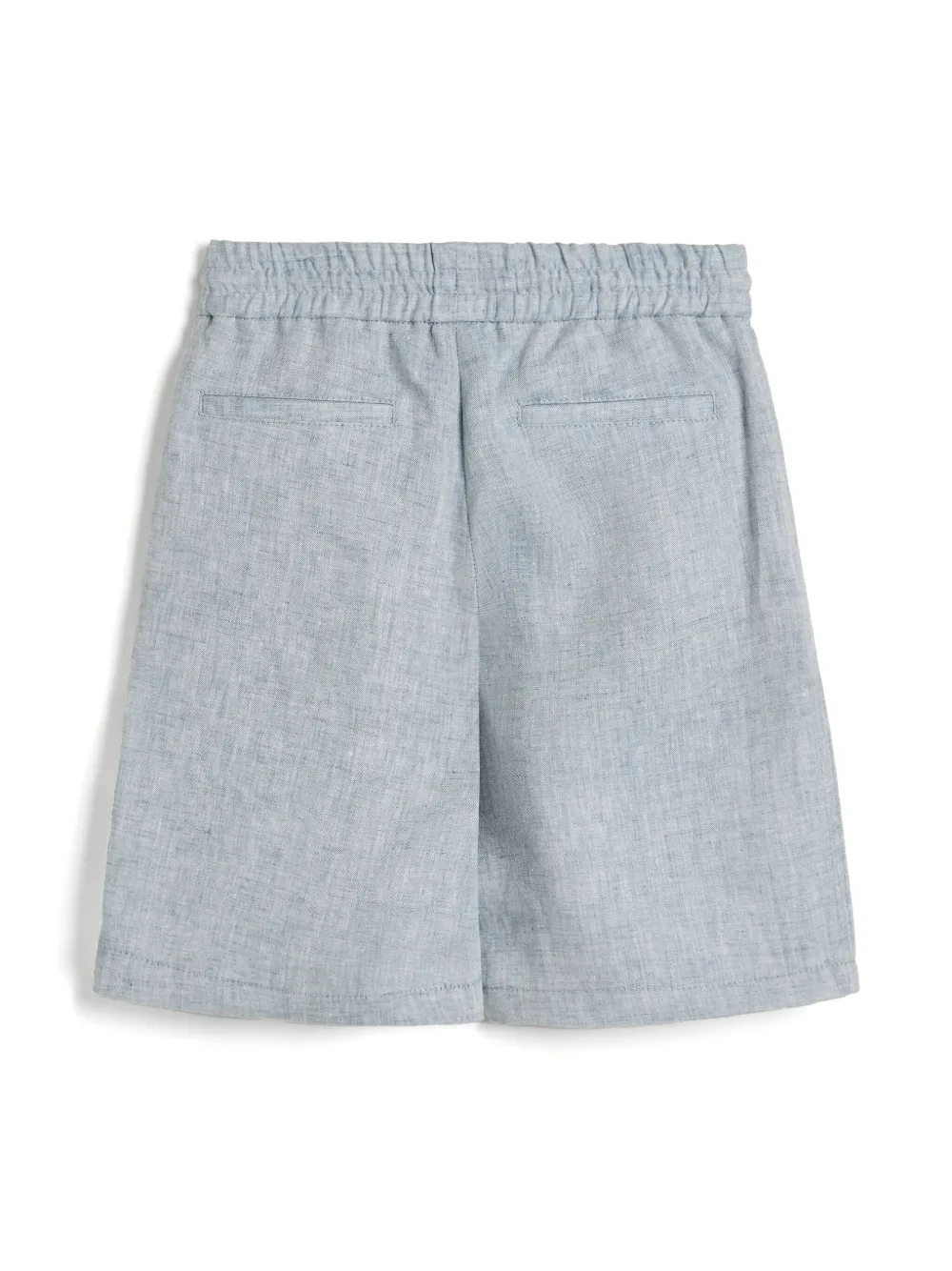 Brunello Cucinelli Kids linen shorts - Grijs