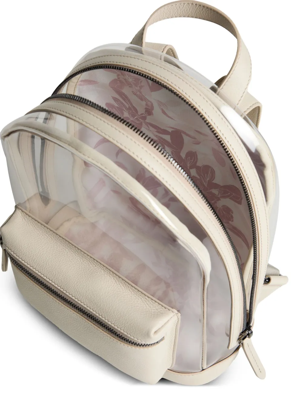 Brunello Cucinelli Kids Rugzak met bloemenprint Roze