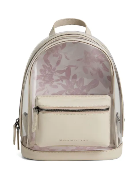 Brunello Cucinelli Kids floral-print backpack