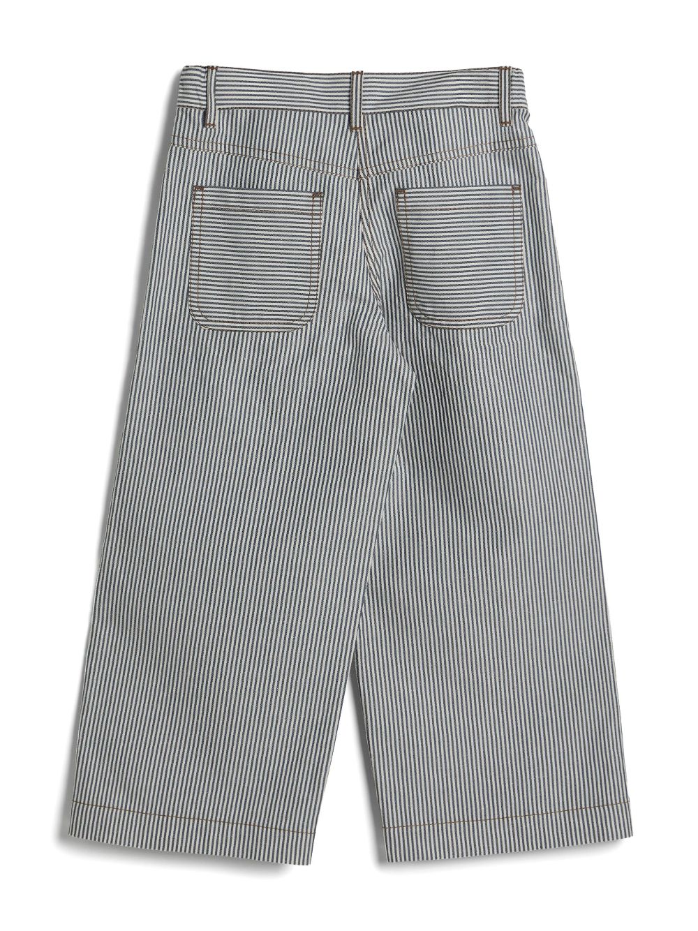 Brunello Cucinelli Kids twill trousers - White