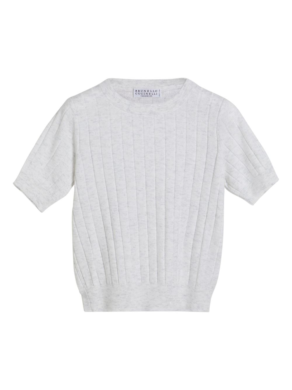 Brunello Cucinelli Kids knitted T-shirt - White