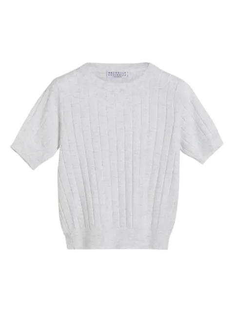 Brunello Cucinelli Kids knitted T-shirt