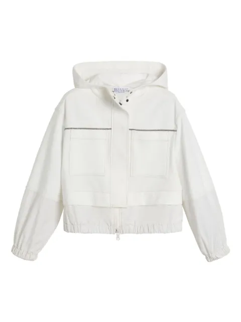 Brunello Cucinelli Kids hooded jacket