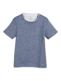 Brunello Cucinelli Kids layered T-shirt - Blue