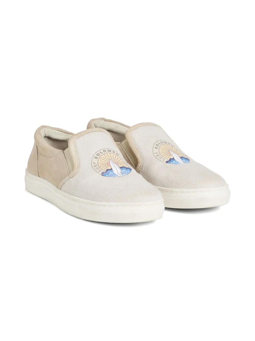 Brunello Cucinelli Kids Slip-on sneakers Grijs