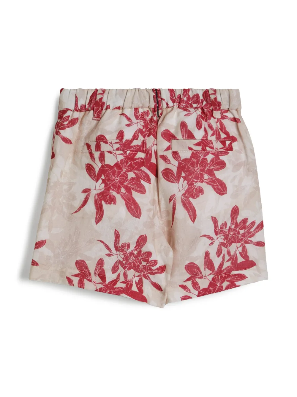 Brunello Cucinelli Kids Shorts met bloemenprint Roze