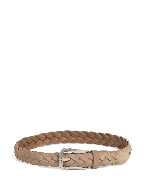 Brunello Cucinelli Kids woven leather belt 