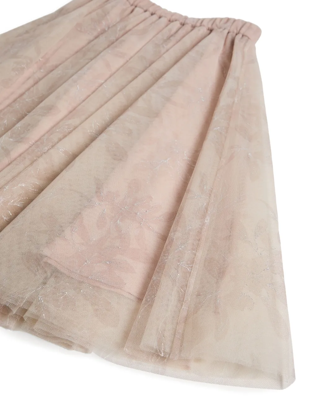 Brunello Cucinelli Kids Tule rok Beige