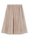 Brunello Cucinelli Kids tulle skirt - Neutrals