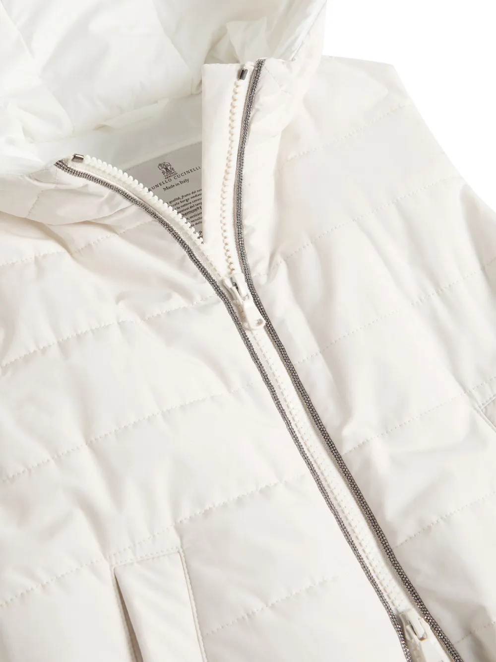 Brunello Cucinelli Kids Thermore bodywarmer Wit