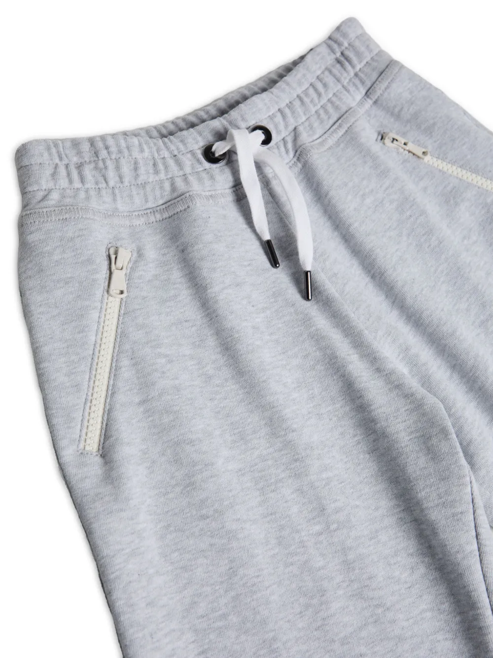 Brunello Cucinelli Kids Smooth French trainingsbroek Grijs