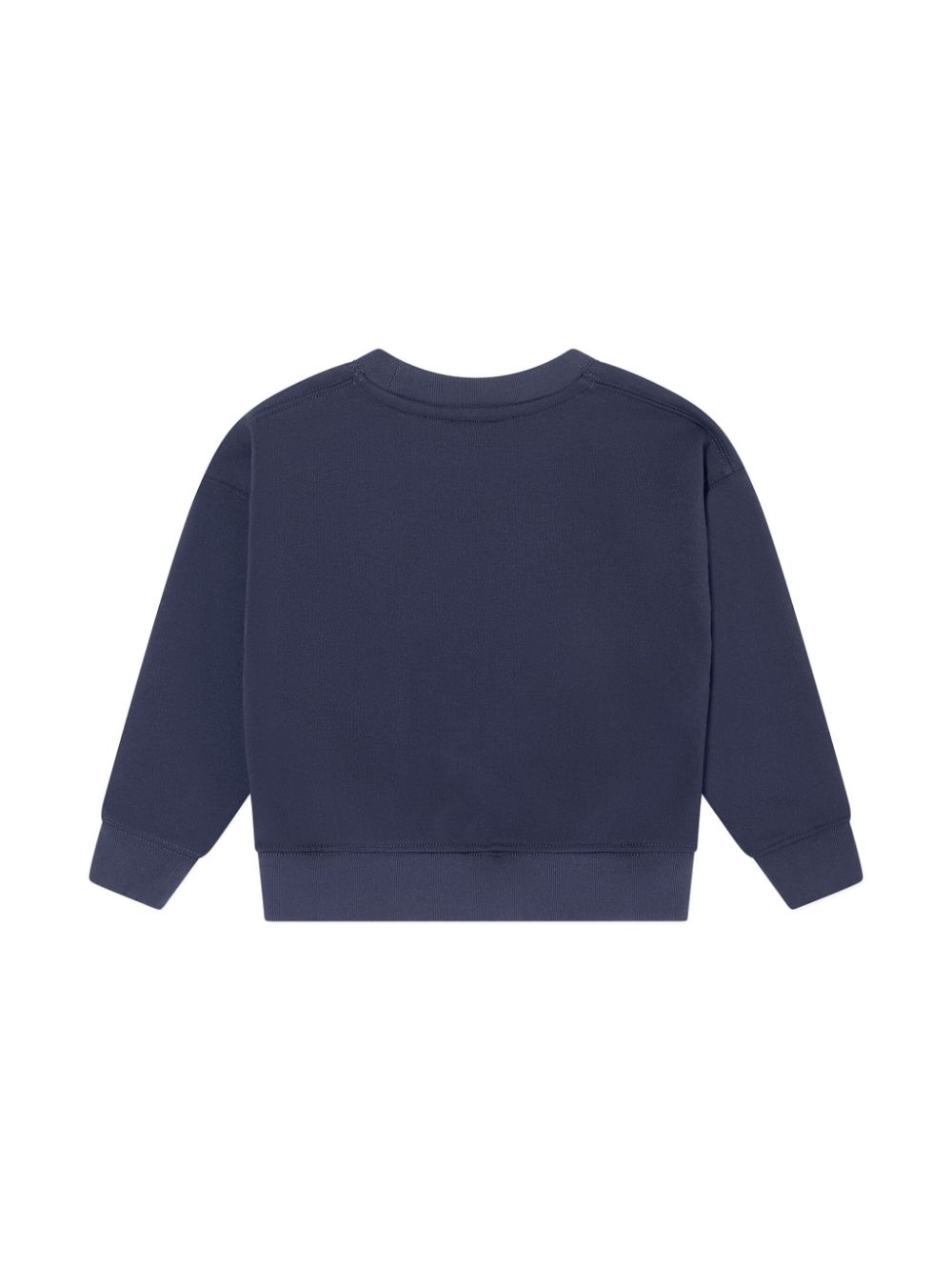 POLO RALPH LAUREN KIDS corduroy-lettering sweatshirt - Blauw