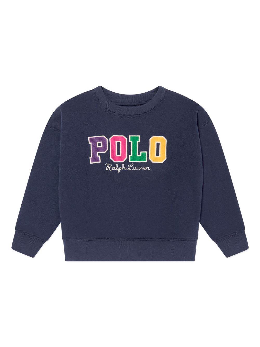 POLO RALPH LAUREN KIDS Ribfluwelen sweater Blauw