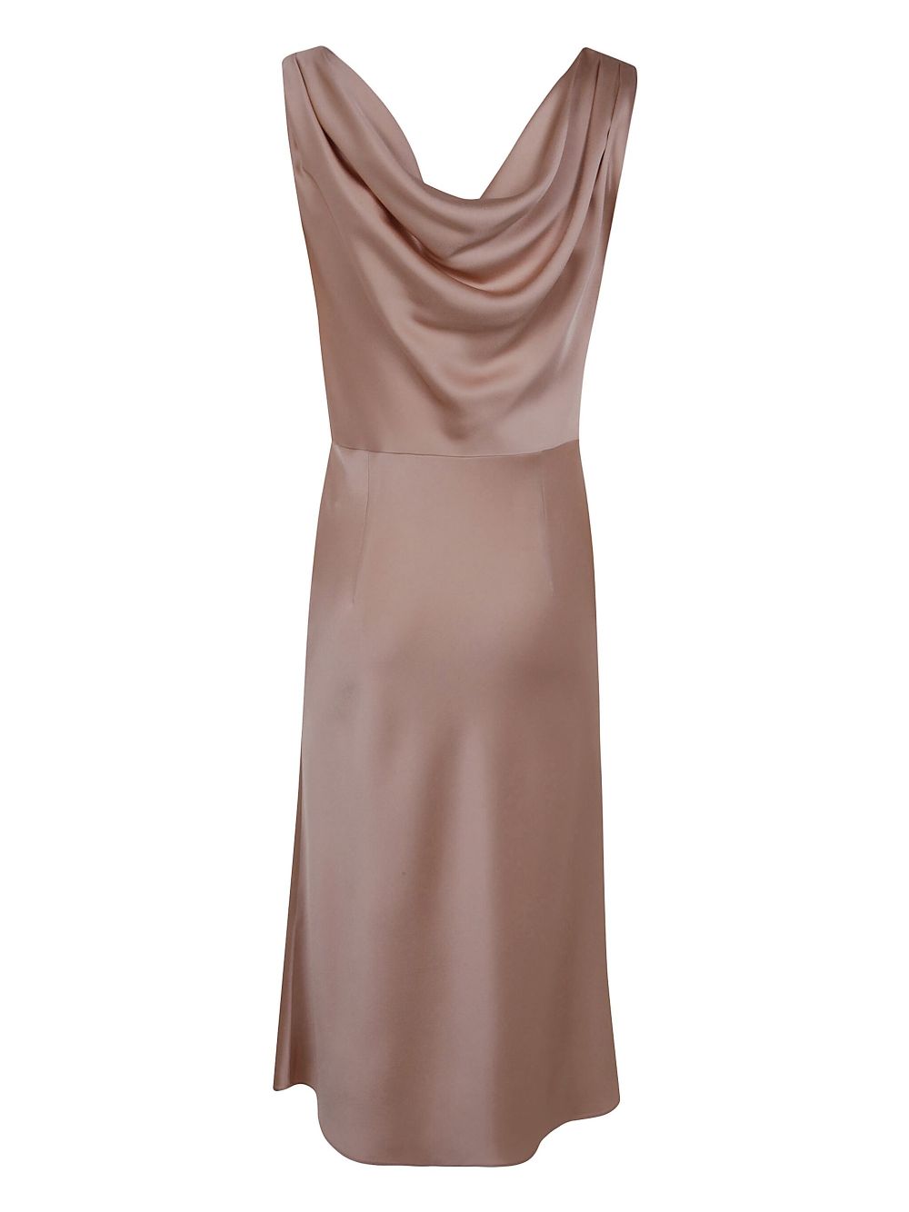 Blumarine satin midi dress - Roze