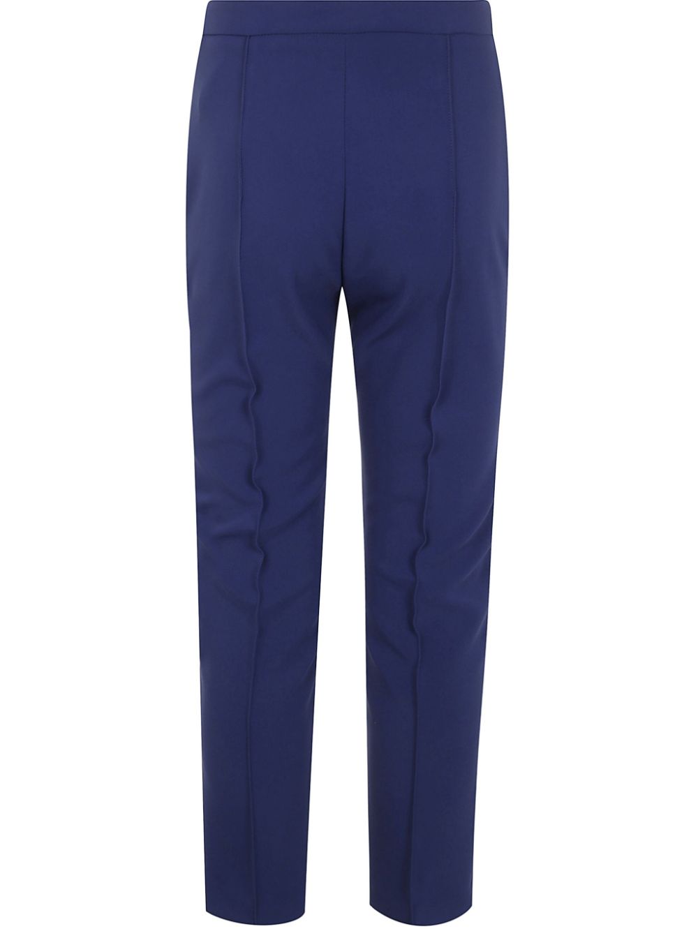 Elisabetta Franchi logo-plaque trousers - Blauw