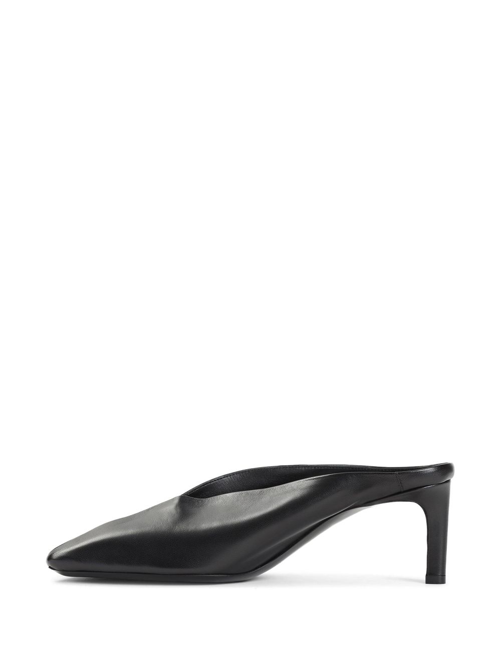 Jil Sander leather mules Black