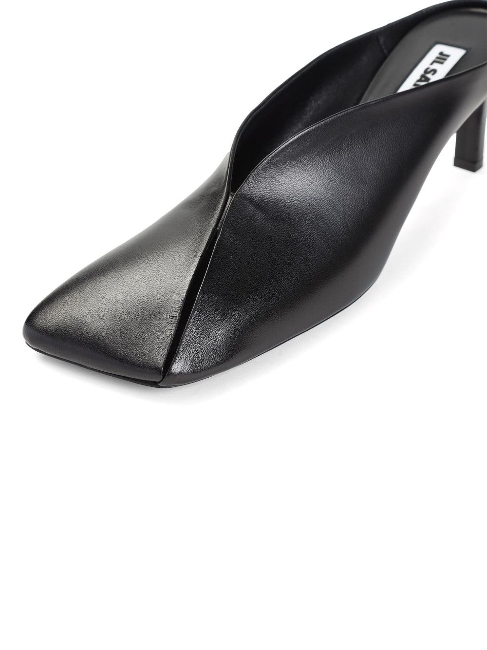 Jil Sander leather mules Black