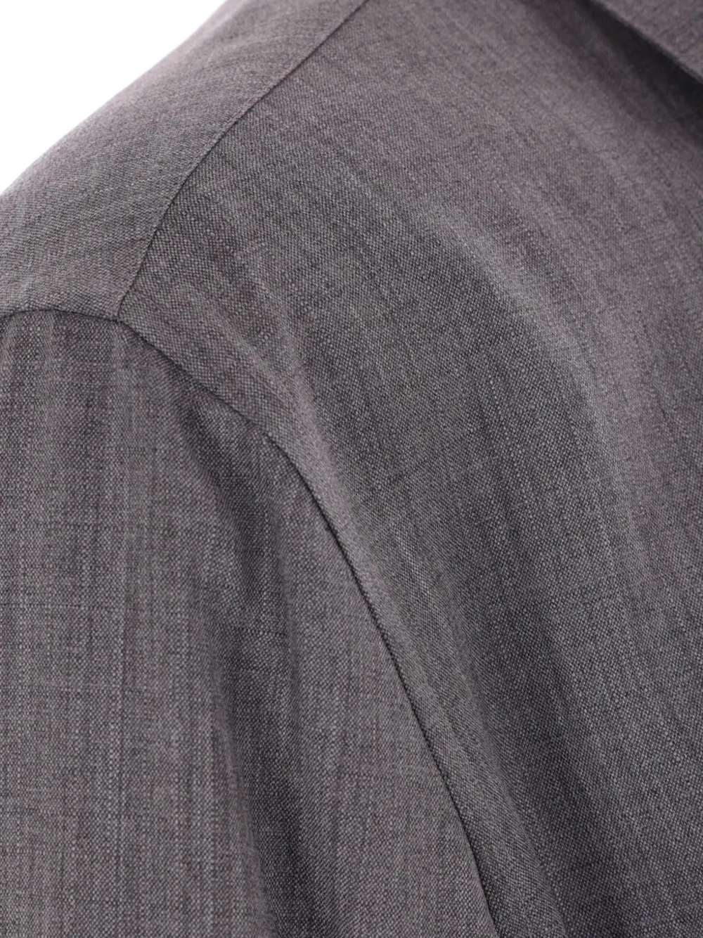 Jil Sander Wollen shirtjack Grijs