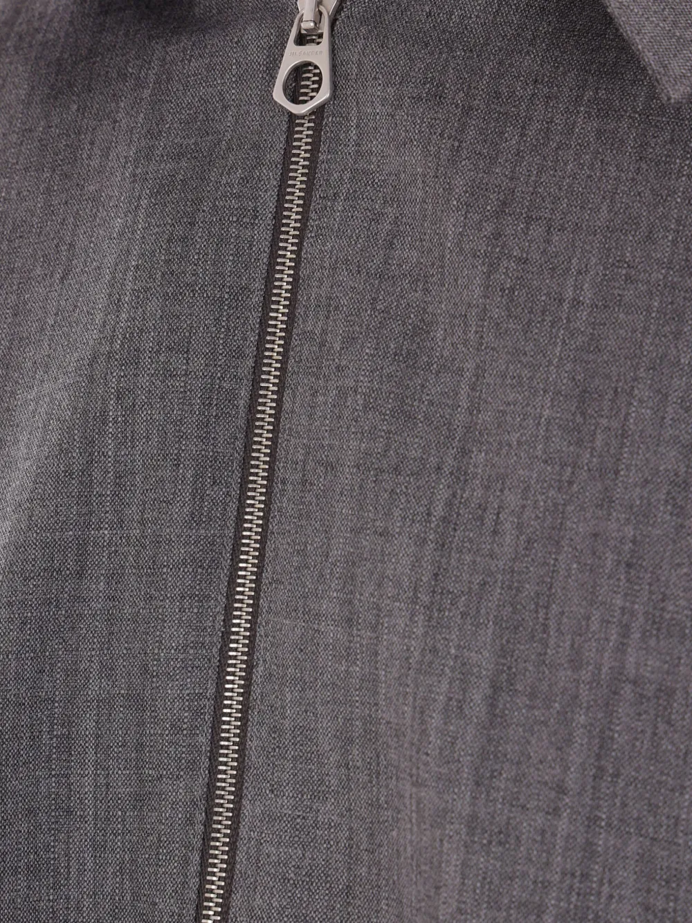 Jil Sander Wollen shirtjack Grijs