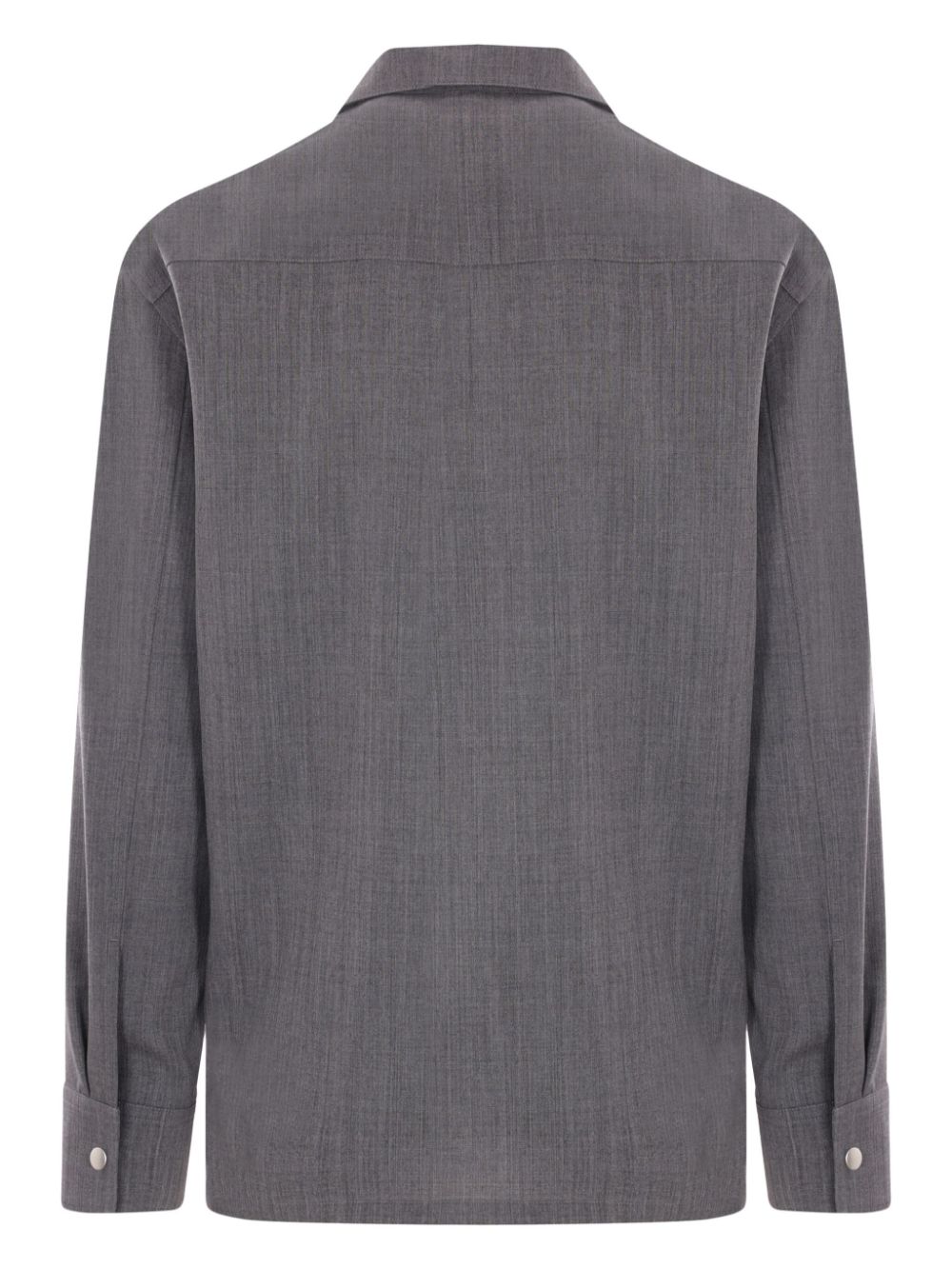 Jil Sander wool shirt jacket - Grijs