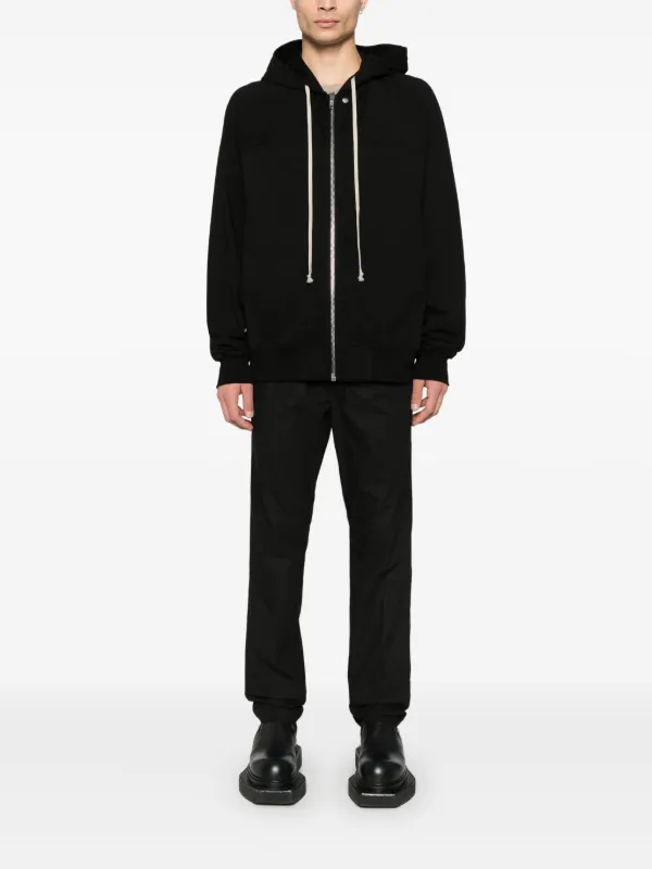 Rick Owens ジップアップ パーカー | ブラック | FARFETCH JP