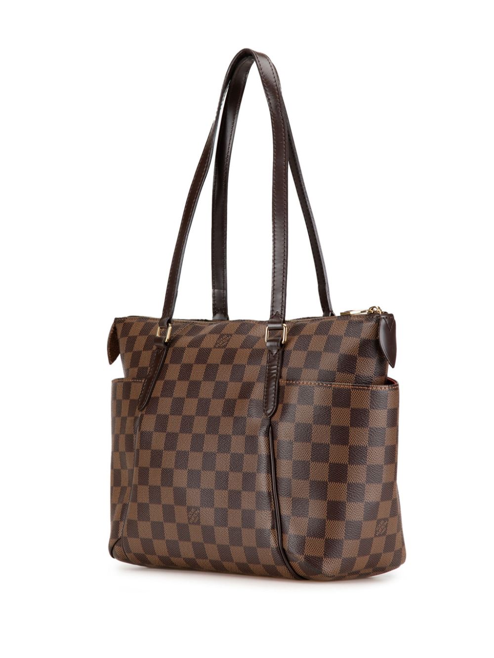 Louis Vuitton Pre-Owned 2015 Damier Ebène Totally PM shopper - Bruin