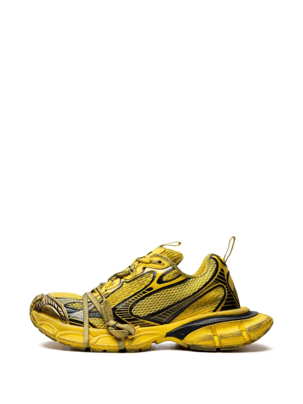 Balenciaga 3XL sneakers men Fabric Calf Leather Rubber Fabric 42 Yellow