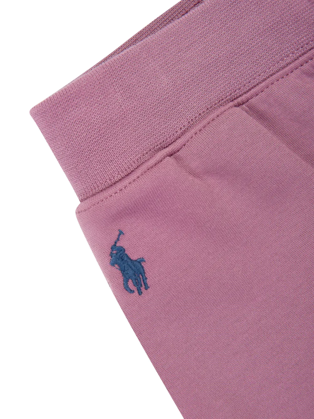 POLO RALPH LAUREN KIDS Broek met geborduurd logo Paars