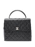 CHANEL Pre-Owned 1997-1999 Caviar Kelly Top Handle Bag handbag - Black