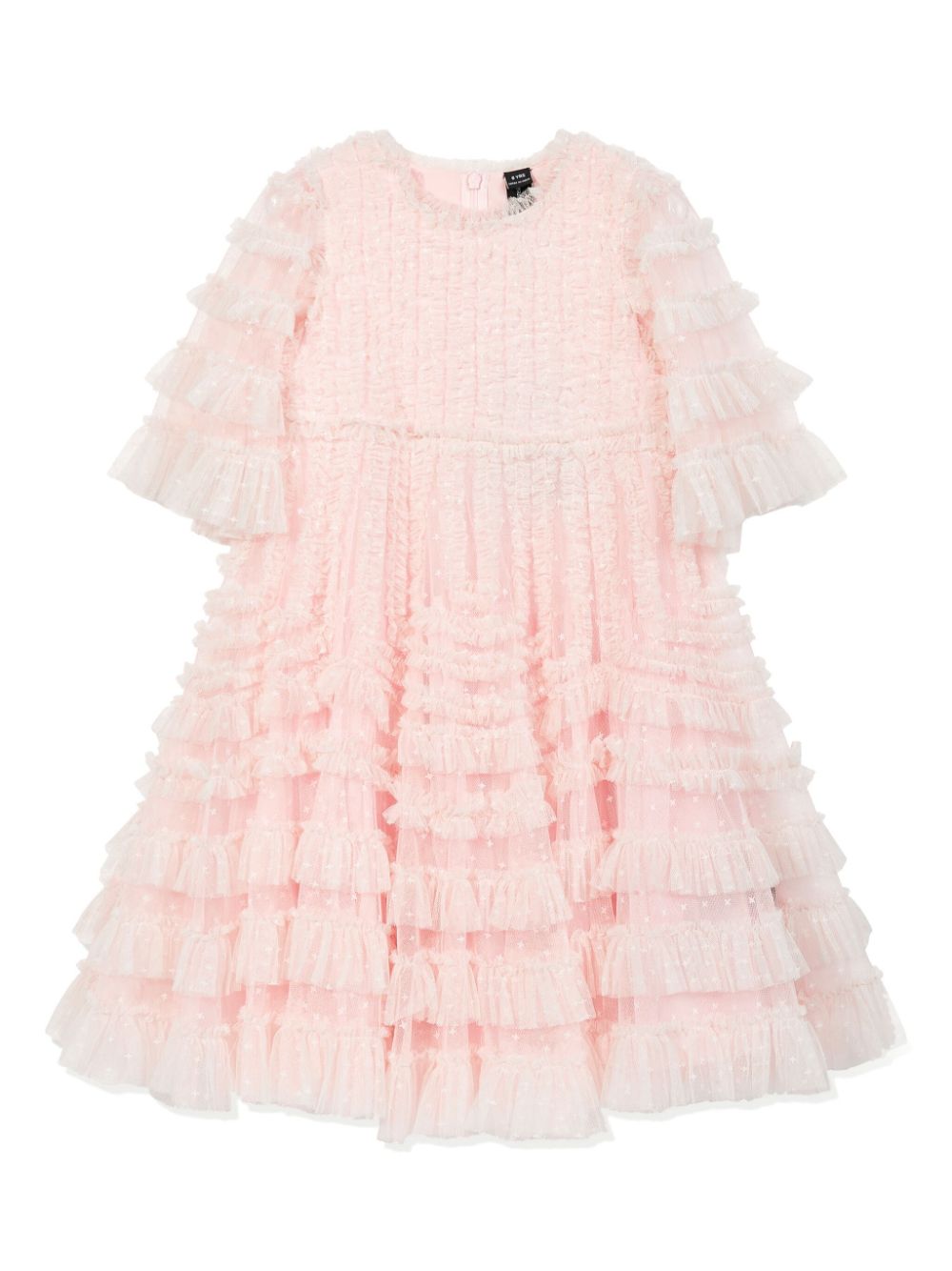 NEEDLE & THREAD KIDS ruffled dress - Pink