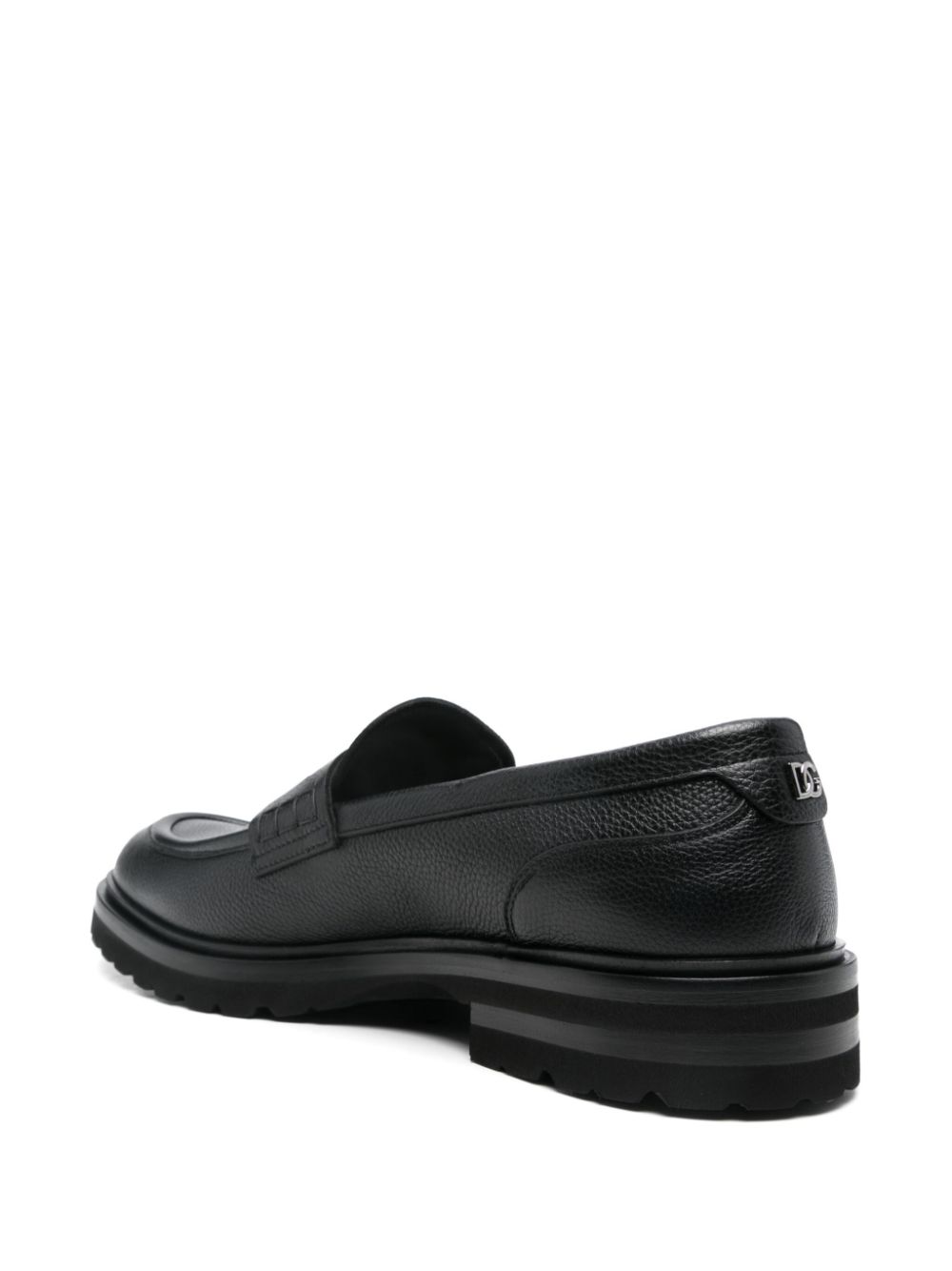 Dolce & Gabbana leather loafers Black