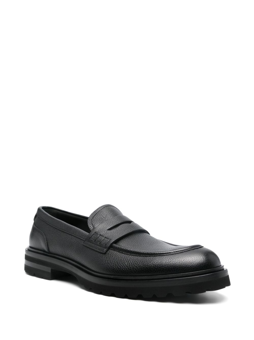 Dolce & Gabbana leather loafers - Zwart