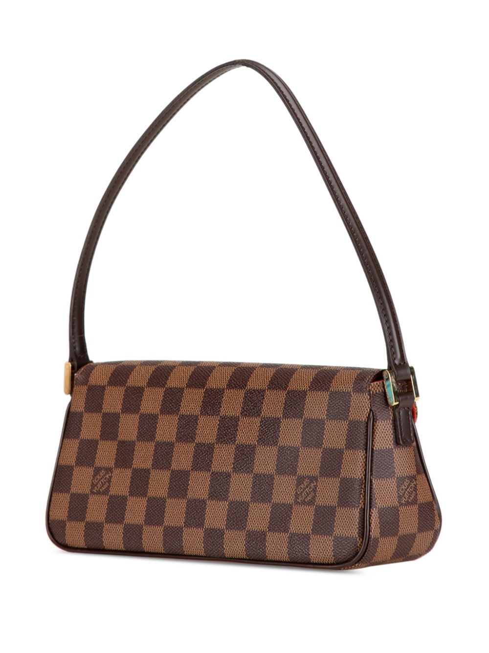 Louis Vuitton Pre-Owned 2003 Damier Ebène Recoleta schoudertas - Bruin