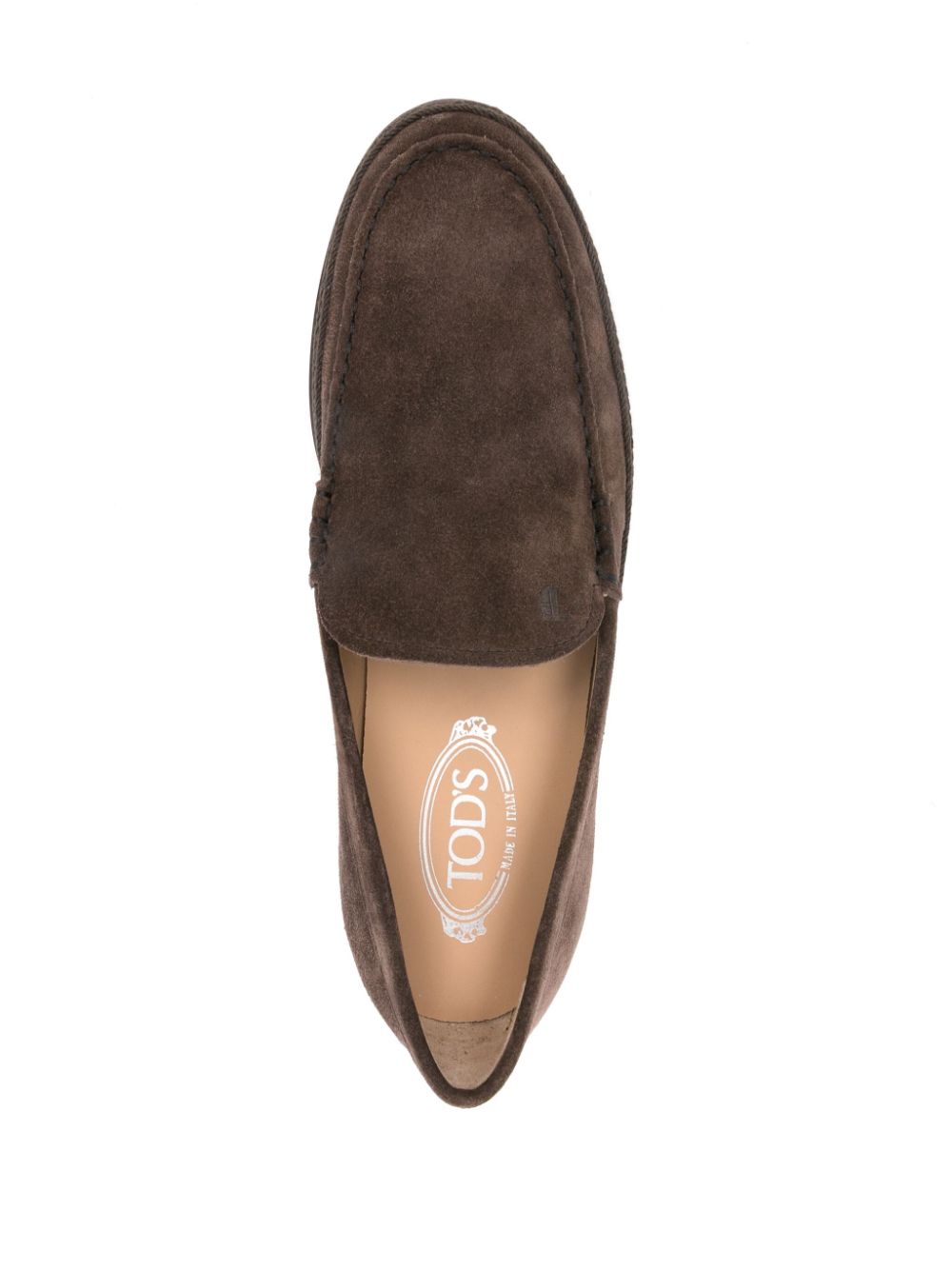 Tod's suede loafers Brown