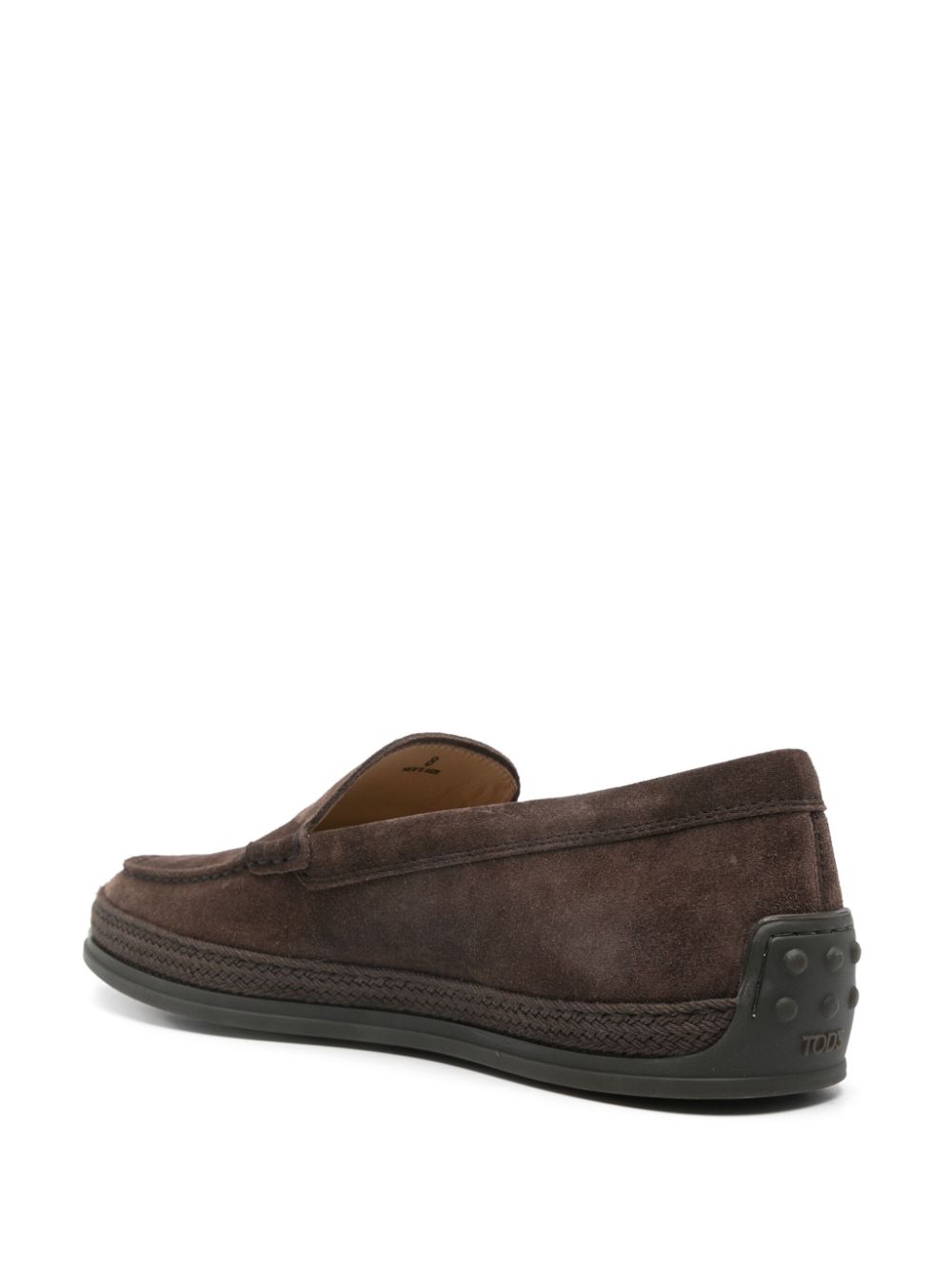 Tod's suede loafers Brown