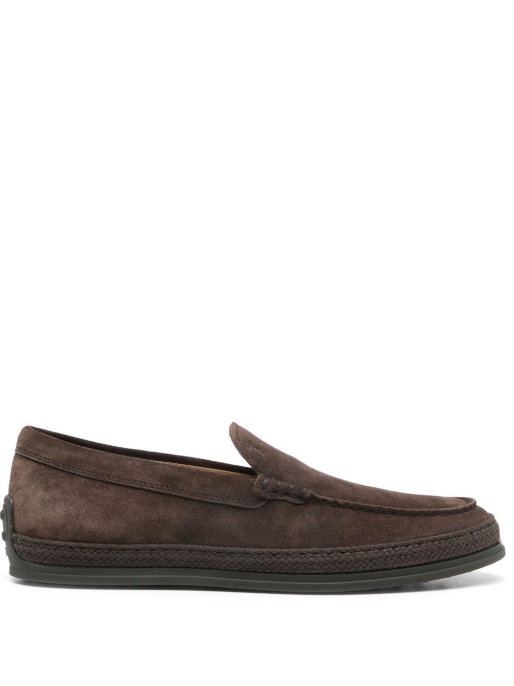 Tod's suede loafers Brown