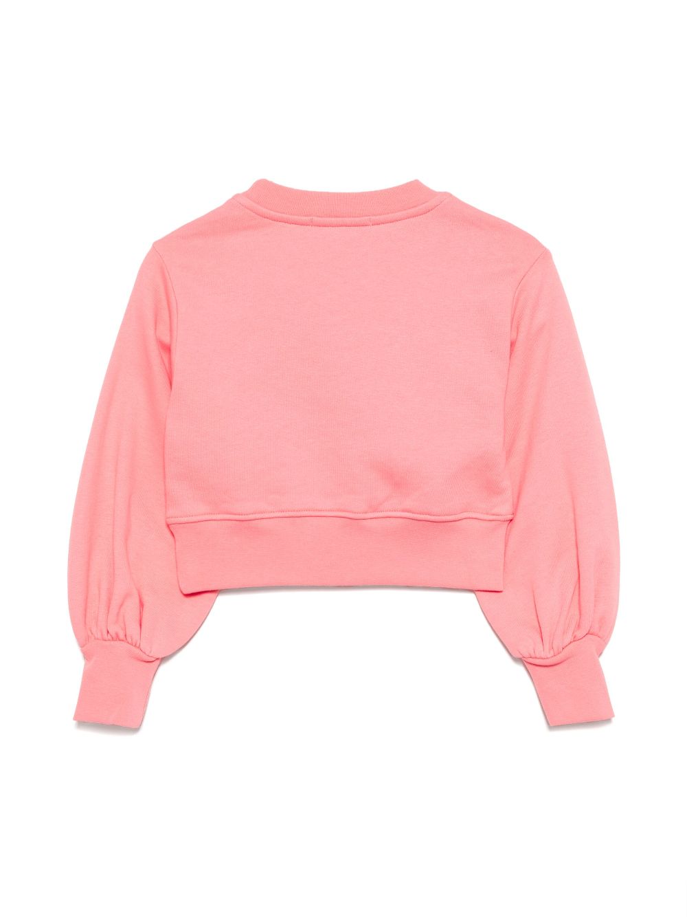 MSGM Kids Sweater met geborduurd logo - Roze