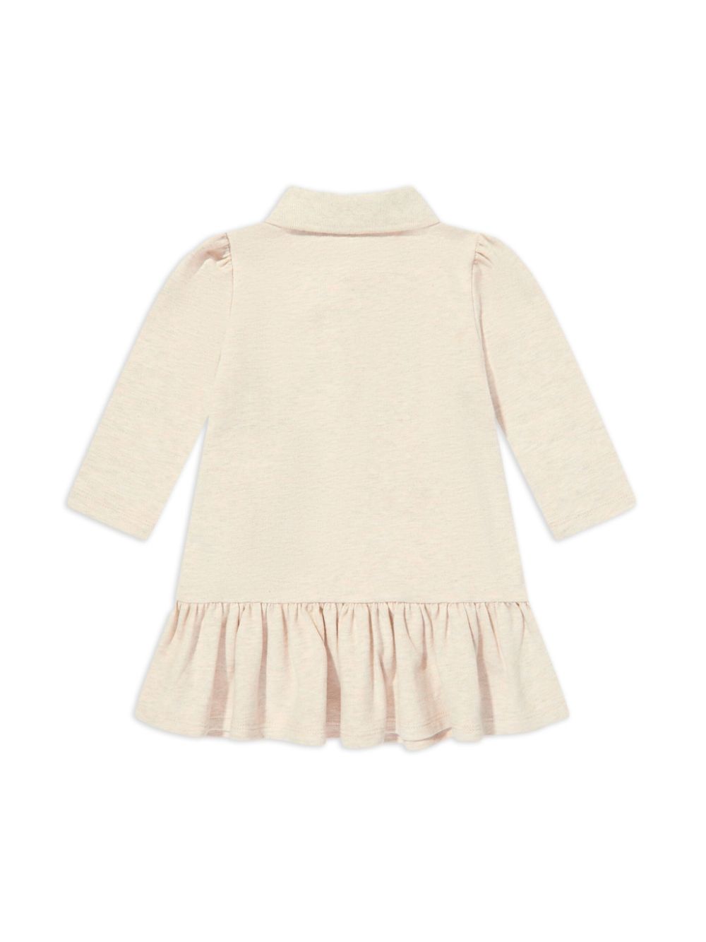 POLO RALPH LAUREN KIDS Polo Bear-embroidered mini dress - Beige