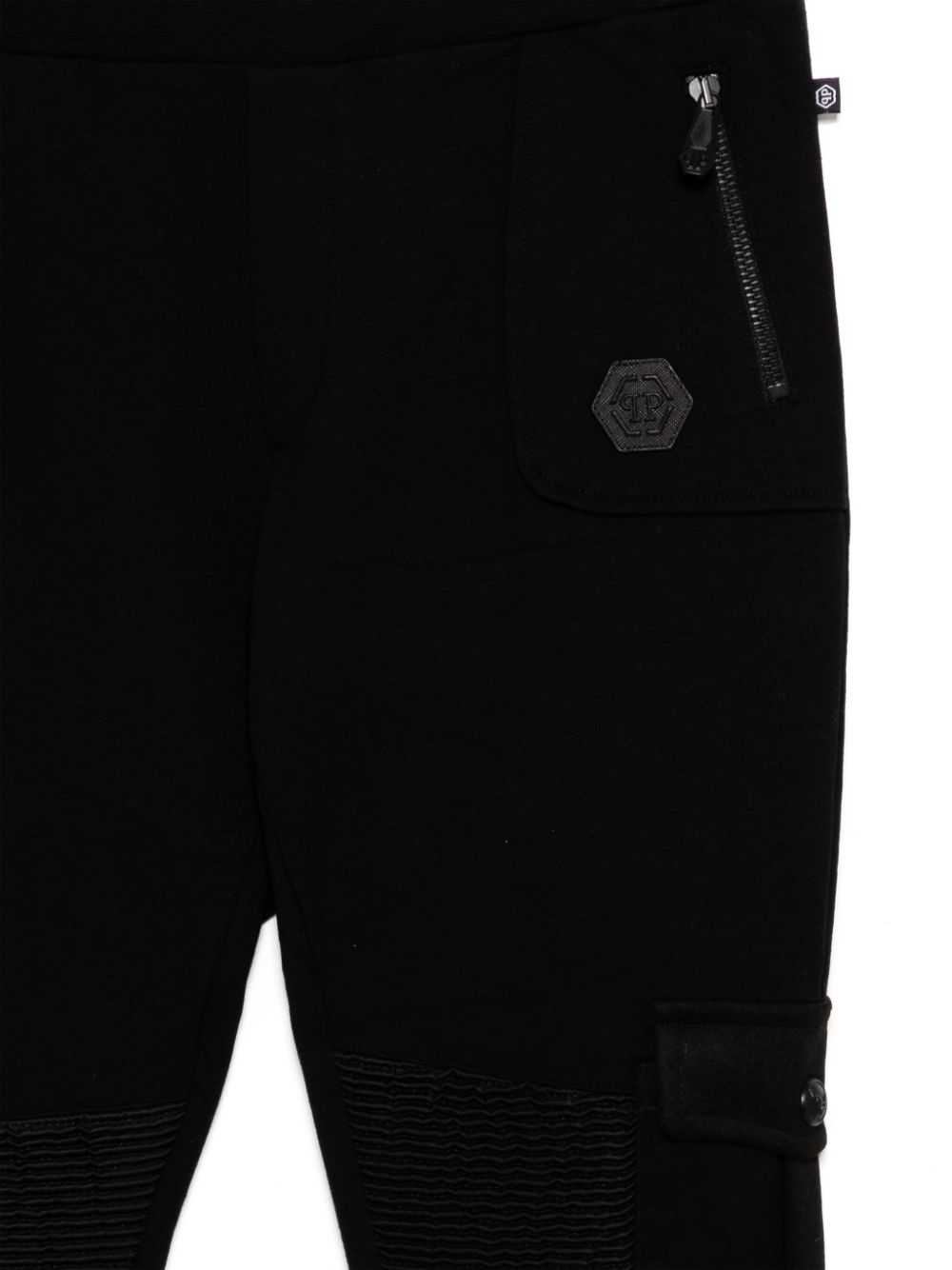 Philipp Plein Junior Jersey joggingbroek Zwart