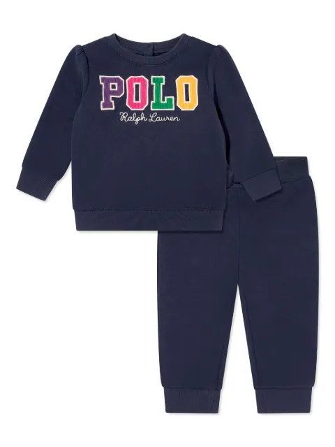 POLO RALPH LAUREN KIDS logo-patch tracksuit