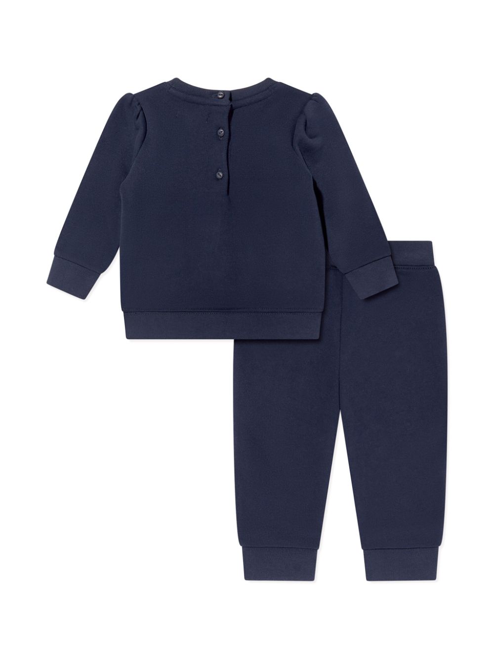 POLO RALPH LAUREN KIDS logo-patch tracksuit - Blauw